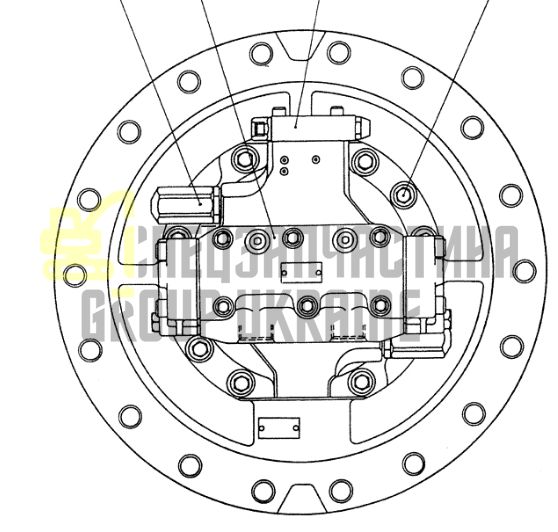 2441U1040S10 З'єднувач валу головної передачі KOBELCO SK270