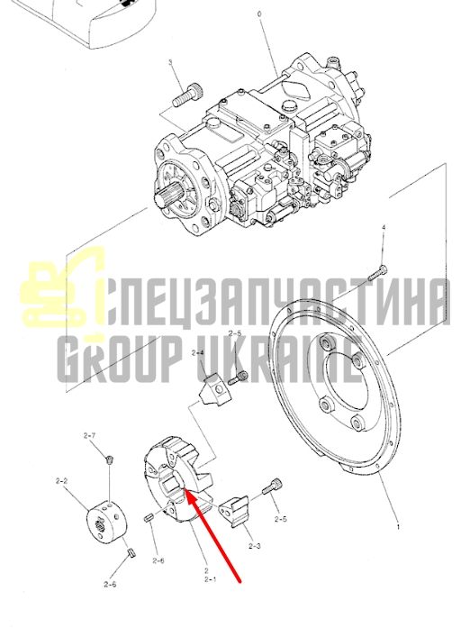 Kobelco YN30P01001P1 Гнучка муфта 14T для SK200, SK210