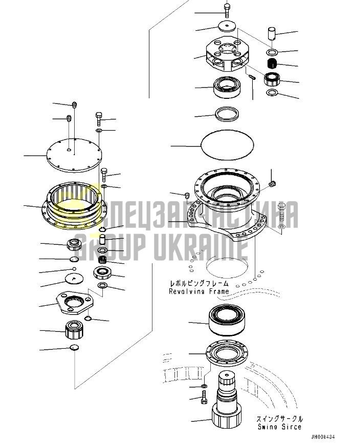 207-26-00300 Редуктор ходу бортовий KOMATSU