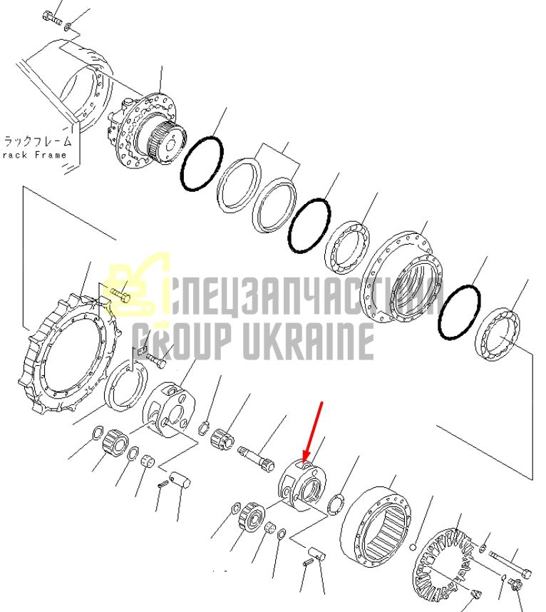 20Y-27-21140 Komatsu PC200-5 Посібник коробки передач