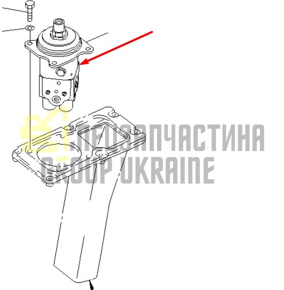 Придбати Komatsu 702-16-01341 Керуючий клапан D65E, D85E