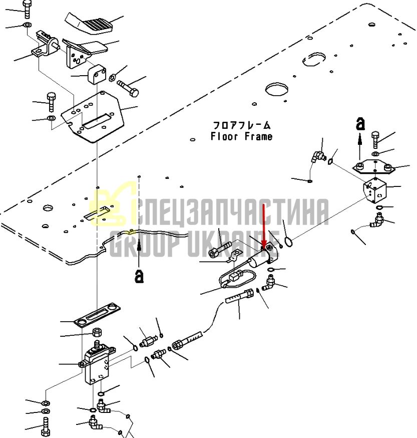 Komatsu 702-21-07010 Електромагнітний клапан для PC100, PC120