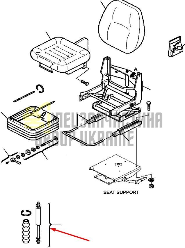 Komatsu 708-1U-00111 Гідронасос WB97S-5, WB93S-5