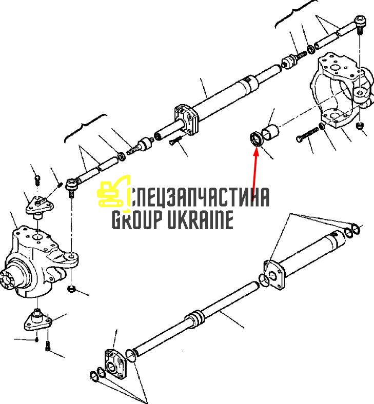 CA0116723 (116723, 2026040, 83952335, 03215560, 1966164C1) Сальник Komatsu WB93R