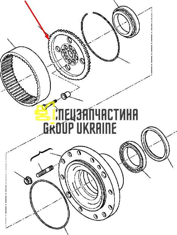 CA0139633 (139633) Зубчасте колесо WB93/97-S/R