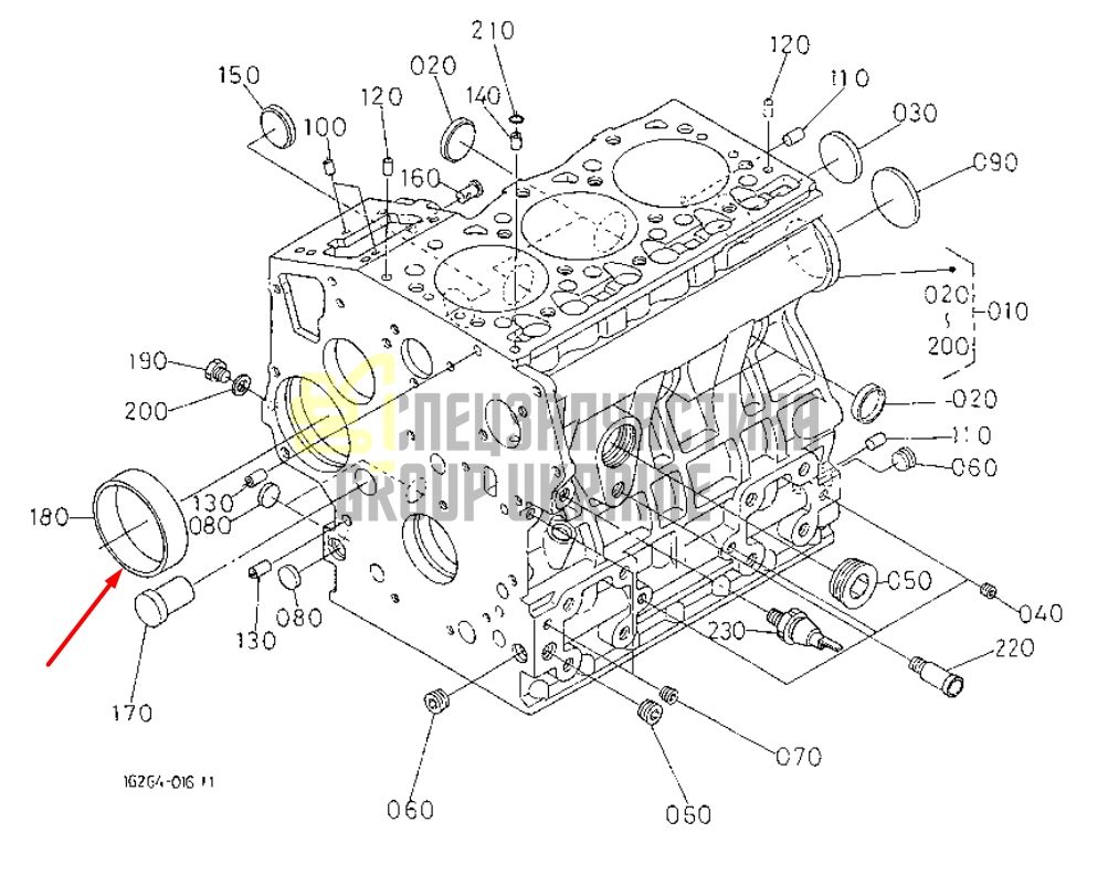 Придбати Kubota 16271-55350 Вкладиш кільце ТНВД для D1105, V1505