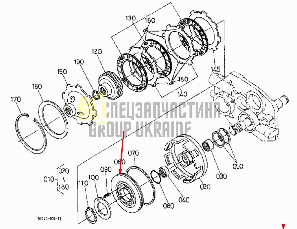 Придбати Kubota 34076-61560 Поршень для L3010