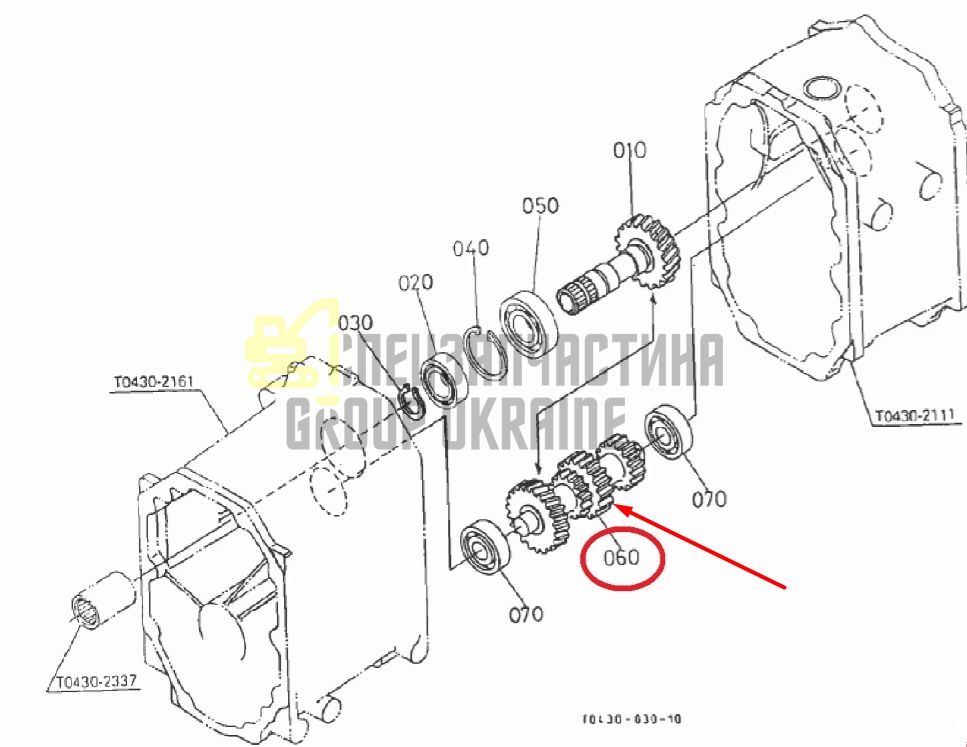 Придбати Kubota 37410-14310 Шестерня КПП