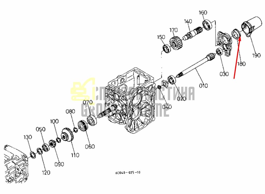 Придбати Kubota 37410-16550 Сальник ВОМу для B1410, B1610