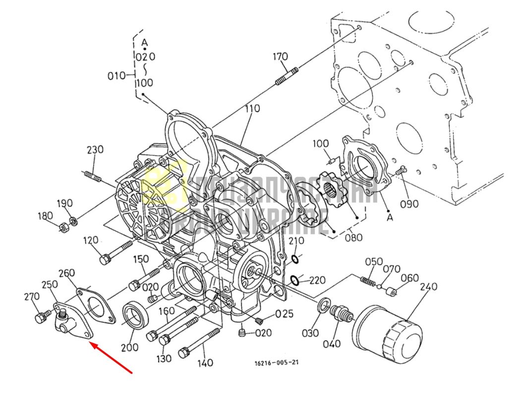 Купить Kubota 58417-25950 Привод тахометра для B1700