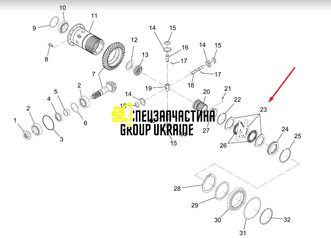 Диск фрикційний Dana SPICER