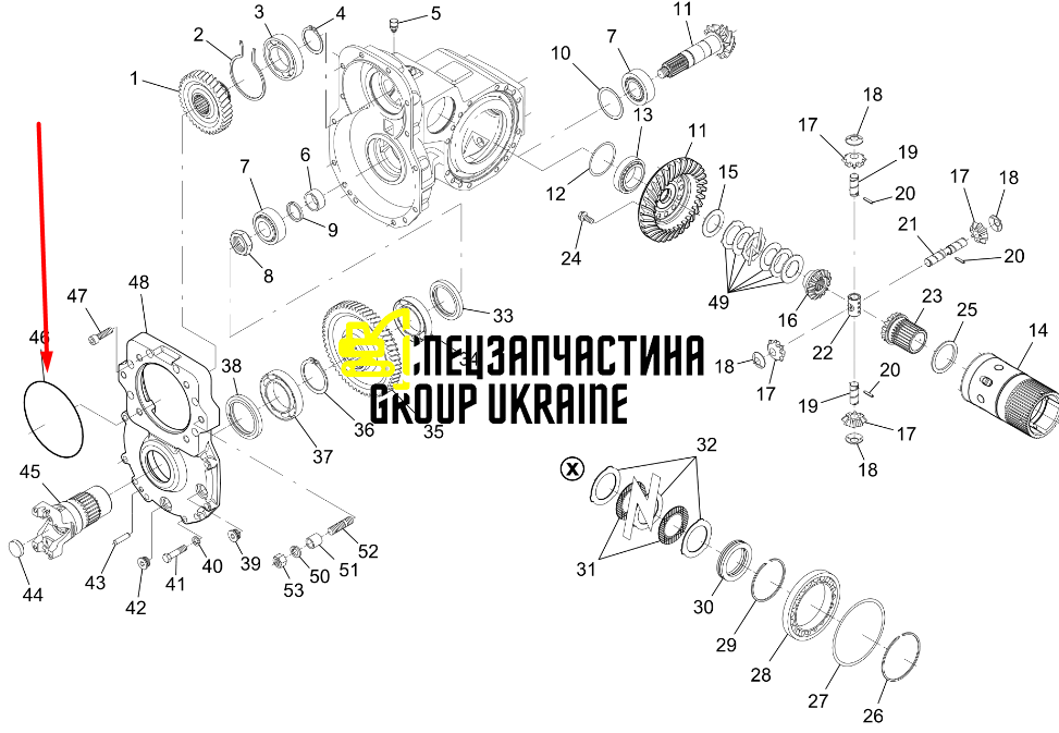 Кільце ущільнювача New Holland, CNH