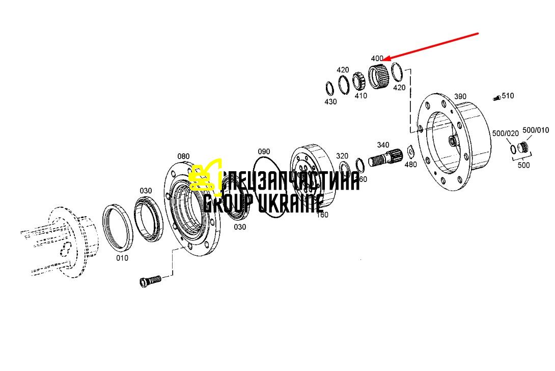 153318633 (4472353600) Саттеліт New Holland, ZF