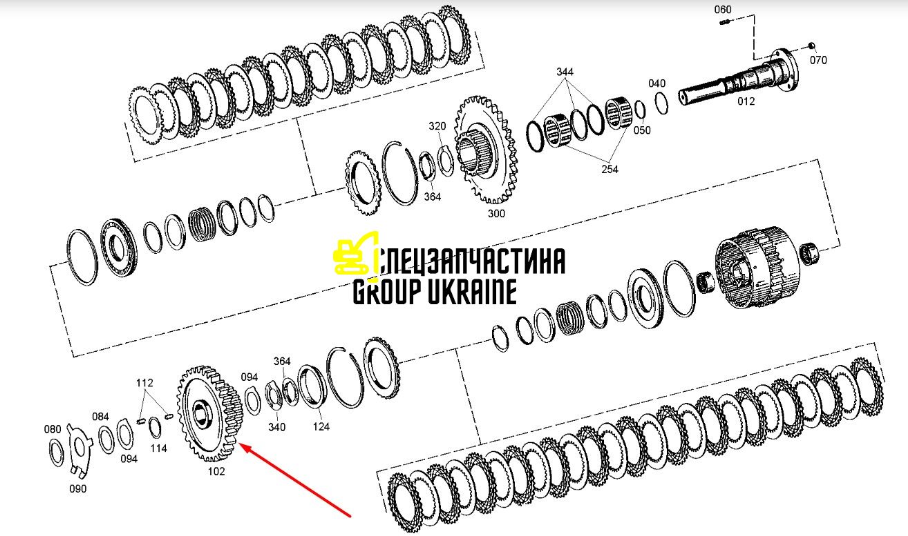 76034121 Шестерня диференціала New Holland 4642351071