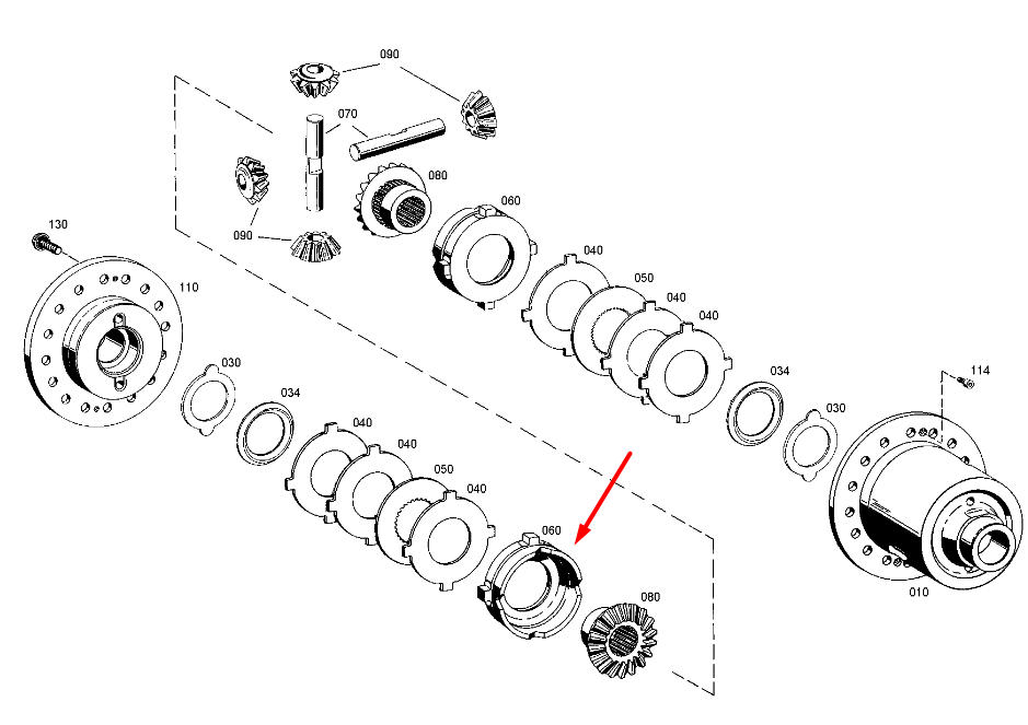 243354A1 Натискне кільце New Holland 4482372002