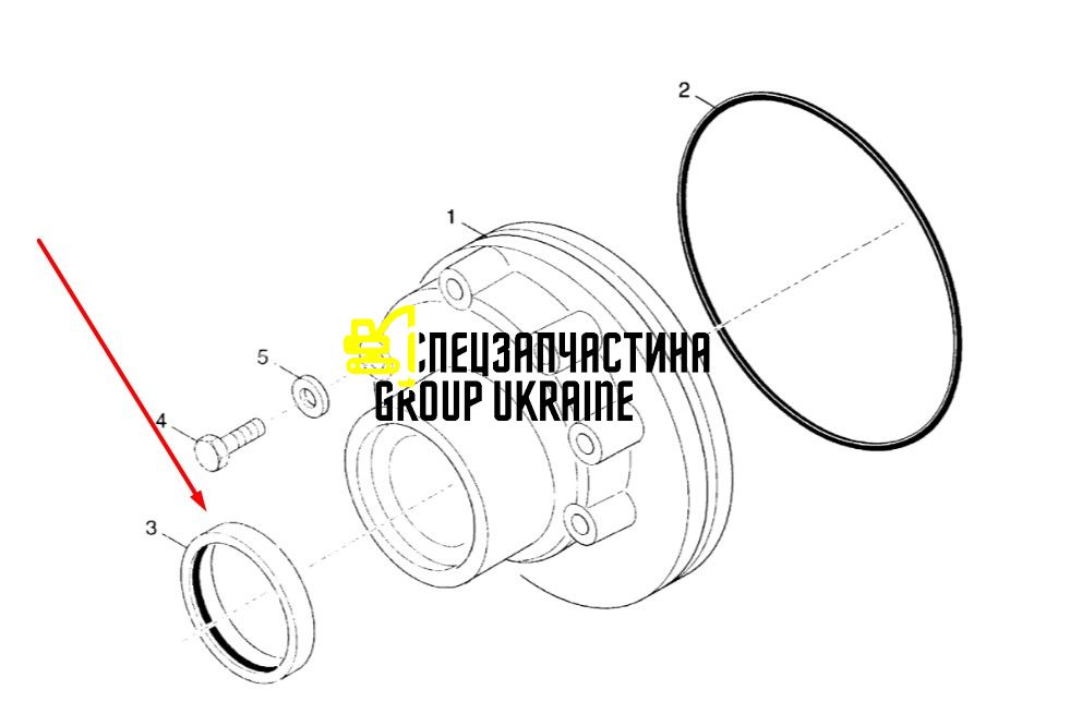 Сальник насоса КПП Dana Spicer 4204279