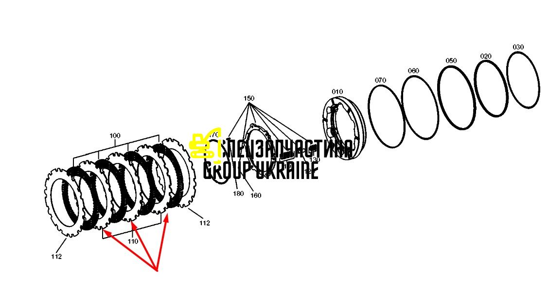 384323A1 (4474352052) Фрикційний диск New Holland, ZF