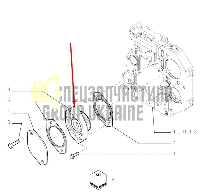 Придбати New Holland 504067955 Привід відбору потужності для LW190.B