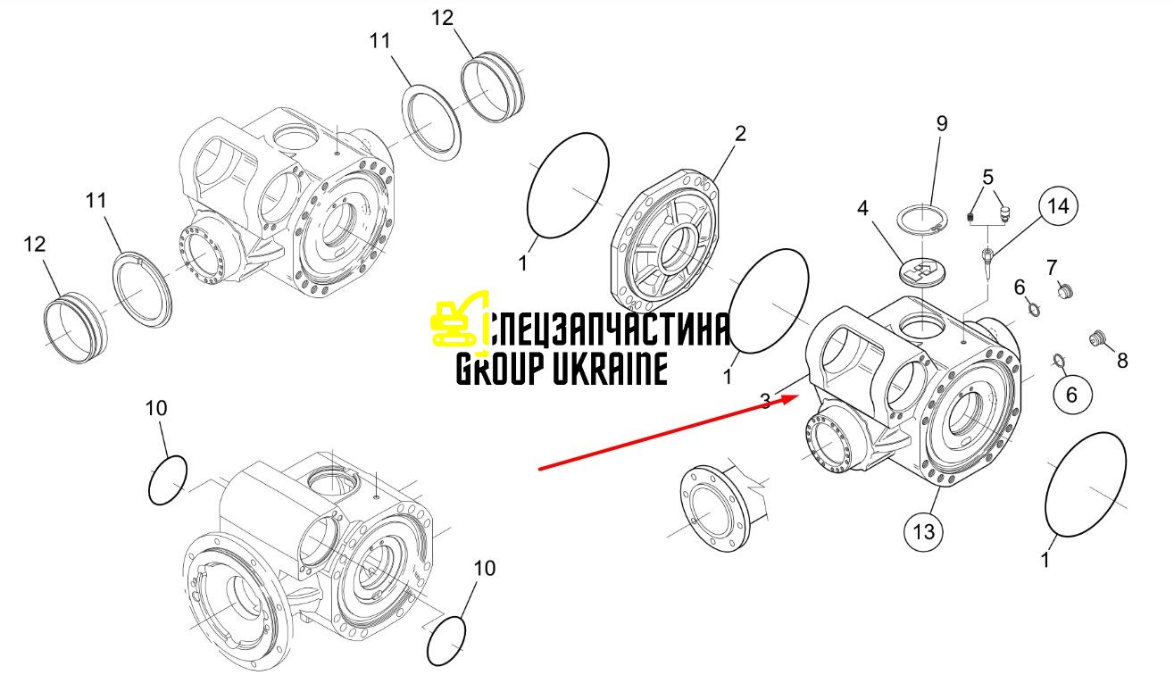 71482460 Корпус New Holland