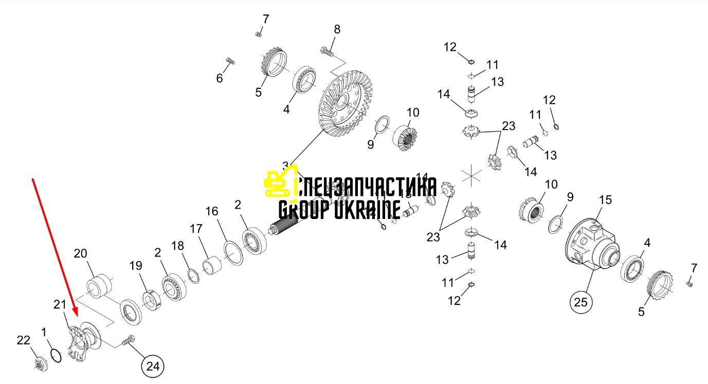 71482478 Фланець New-Holland