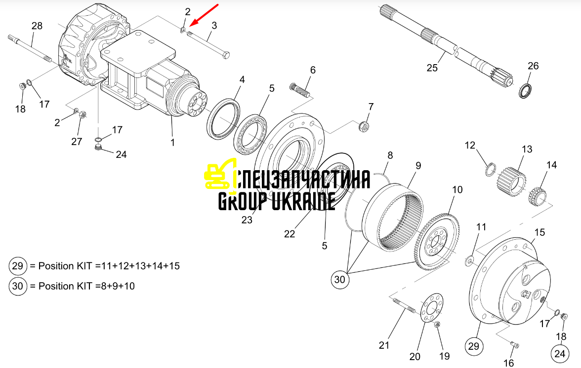 Прокладка шайба New Holland, CNH