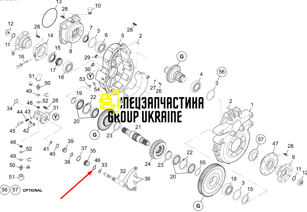 Кільце ущільнювача New Holland, CNH