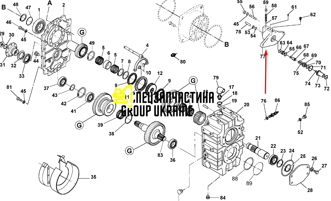 Циліндр New Holland, CNH