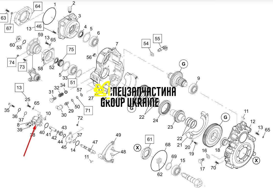 87395083 (5H.4210474) Соленоїд New Holland для КПП Dana Spicer Т12000