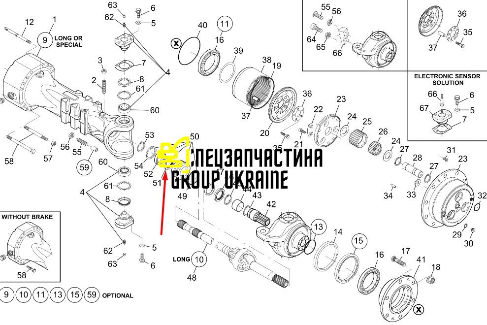 76086046 (729.06.009.01) Кільце ущільнювача New Holland, Dana Spicer 55X80X11