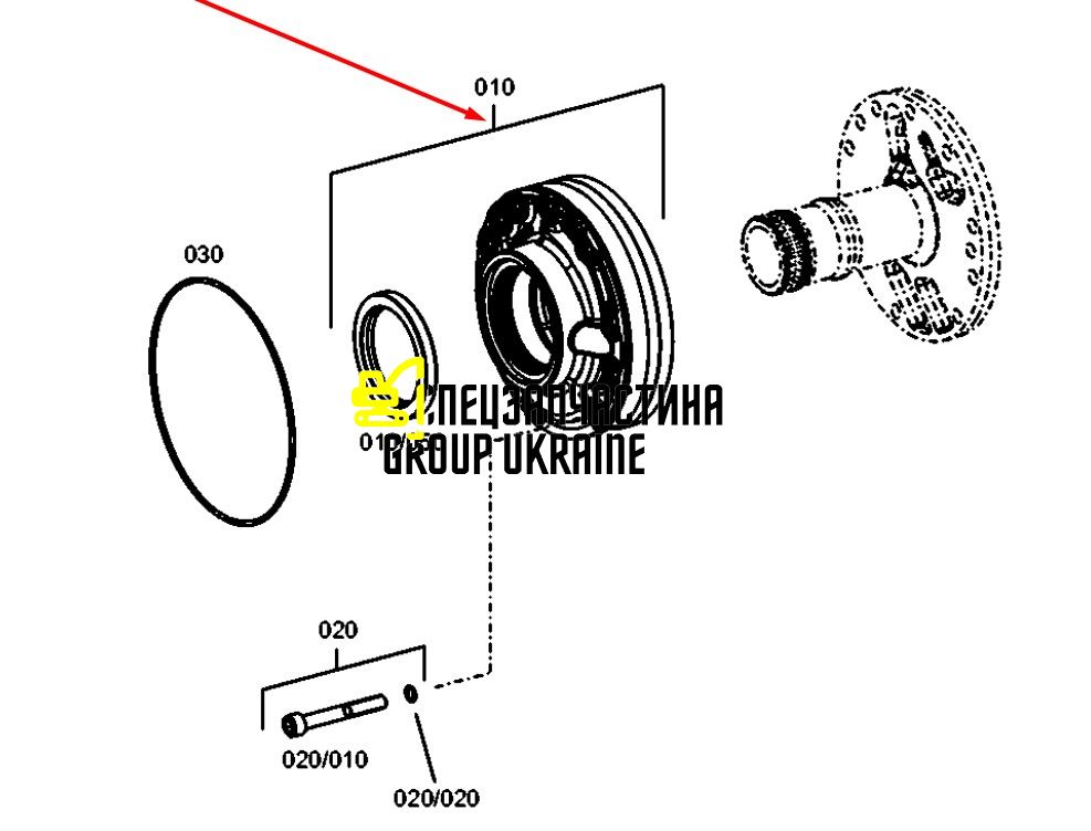 75311398 (0501214895) Шестеренний насос New Holland, ZF