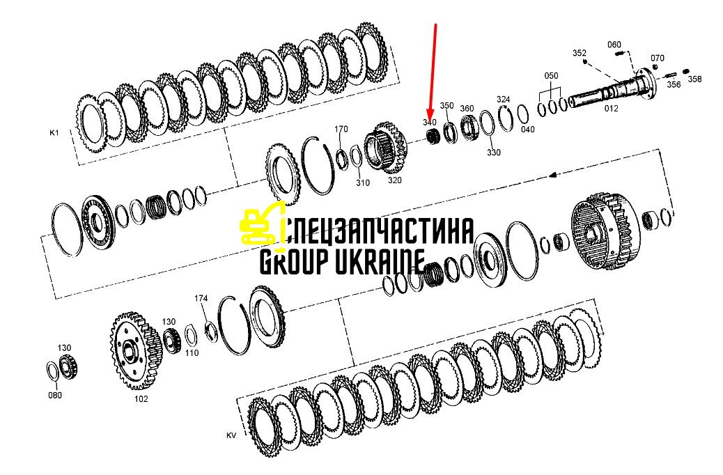 E135152 (0750115109) Підшипник голчастий New Holland, ZF