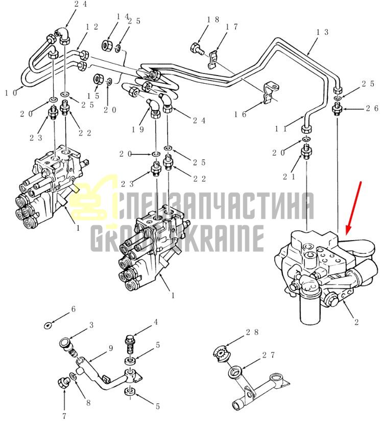 Гідравлічний насос Ford New Holland 82850804