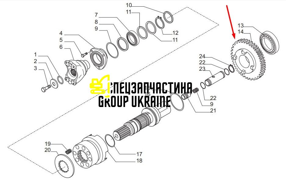 84211318 (145284, 6194422M1, 11716792) Sattelit New Holland, Carraro