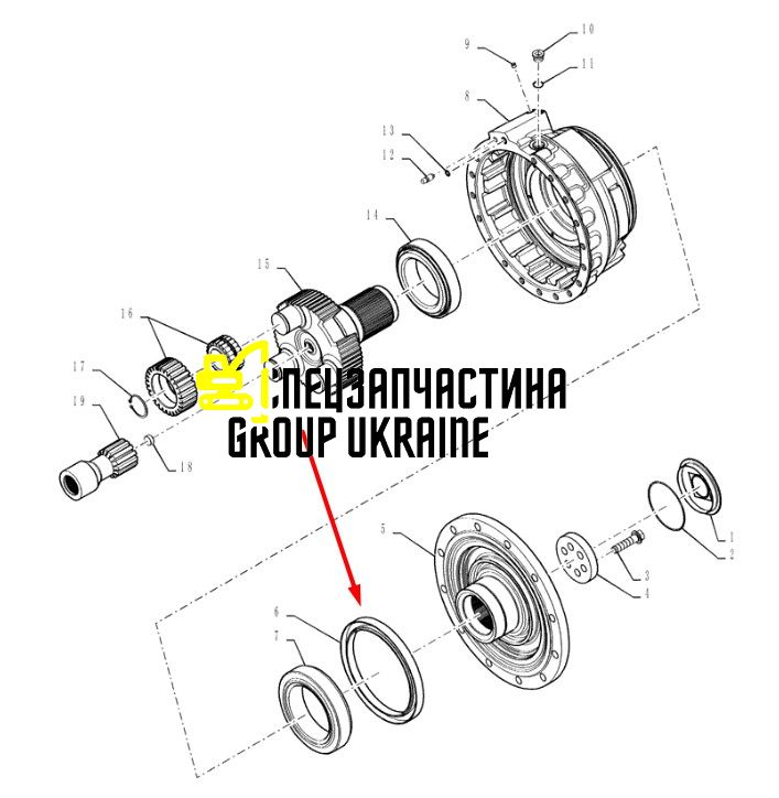 84354761 Ущільнення КПП New Holland