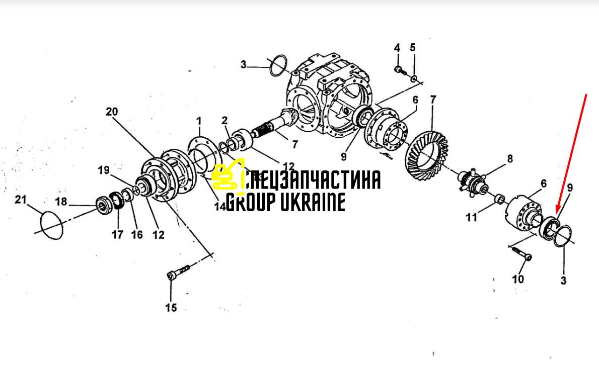 84512557 Підшипник роликовий конічний New Holland, Dana Spicer