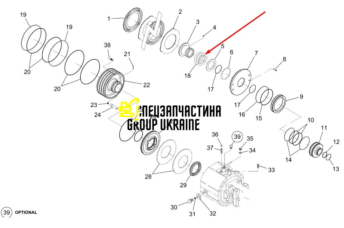 84512944 Пружина New Holland, Dana Spicer