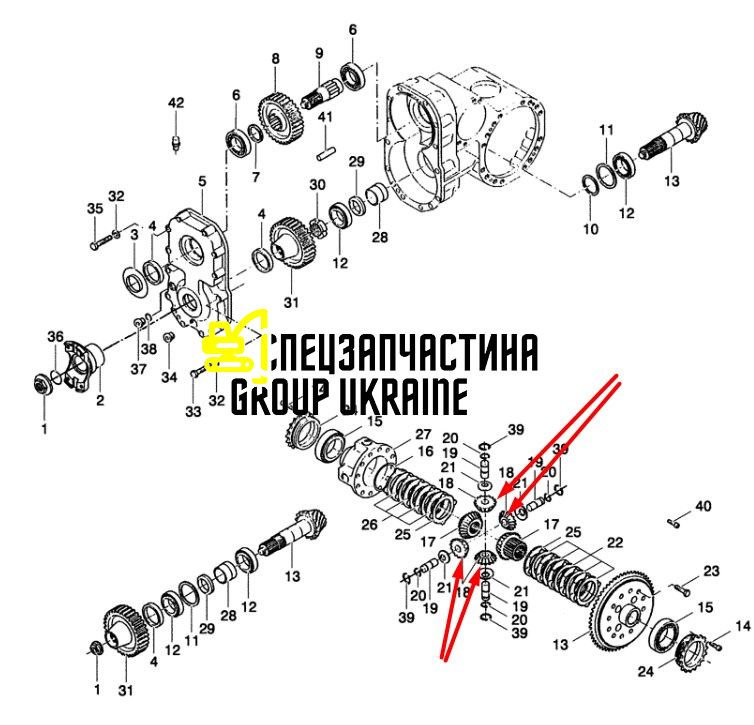 85806930 (47346403) Шестерня диференціалу New Holland, DANA Spicer