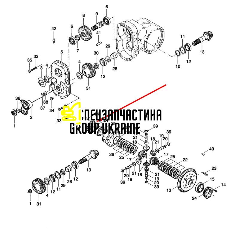 85806936 (112.04.016.02) Гайка диференціала New Holland, Dana Spicer
