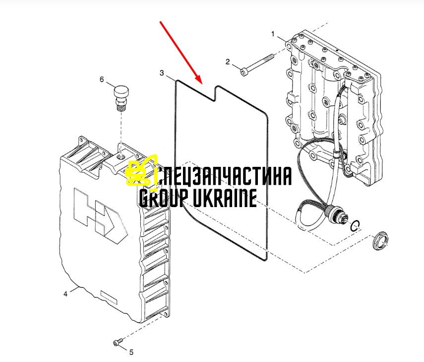 Ущільнення розподільника коробки перемикання передач New Holland, DANA SPICER 85808368