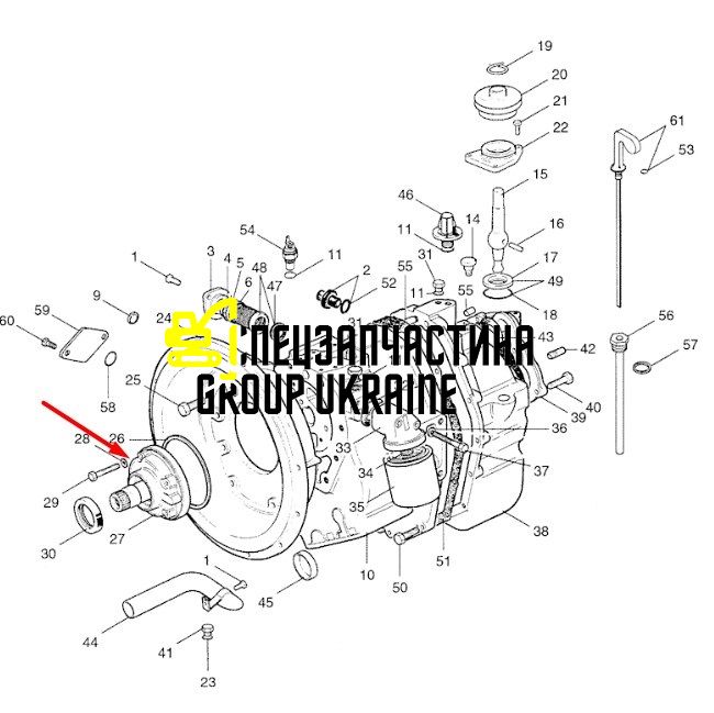 Насос моторного масла New Holland, DANA SPICER 85813676
