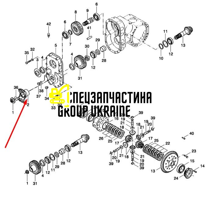 85813909 Фланець New Holland, Dana Spicer