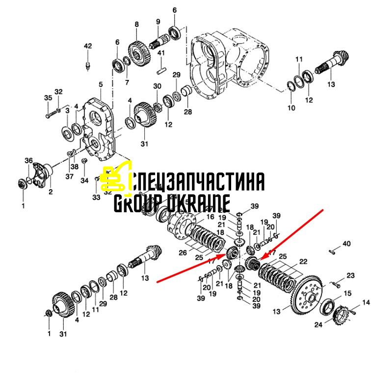 85813921, 85806929 Шестерня коническая New Holland, Dana Spicer