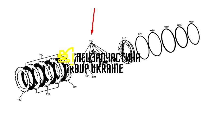 8603162 (4474352127) Проставка гальмівного поршня New Holland, ZF