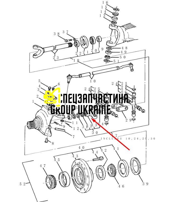 86505033 Вилка карданного валу New Holland