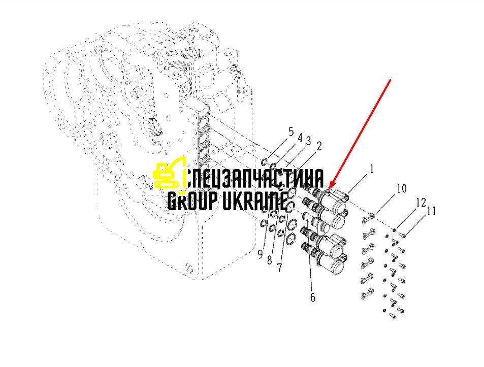 87395083 (5H.4210474) Соленоїд New Holland для КПП Dana Spicer Т12000