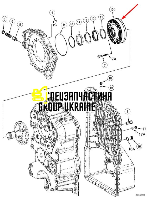 331645A1 (0501214895, 20/925583, ZGAQ-01919) Насос шестерний КПП New Holland, ZF WG190, WG210