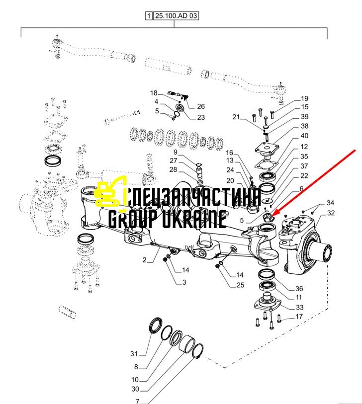 87674612 (770.06.708.01) Датчик положення рульового керування New Holland, Dana Spicer Т8.390, T8.360, T8050/340/310/MX