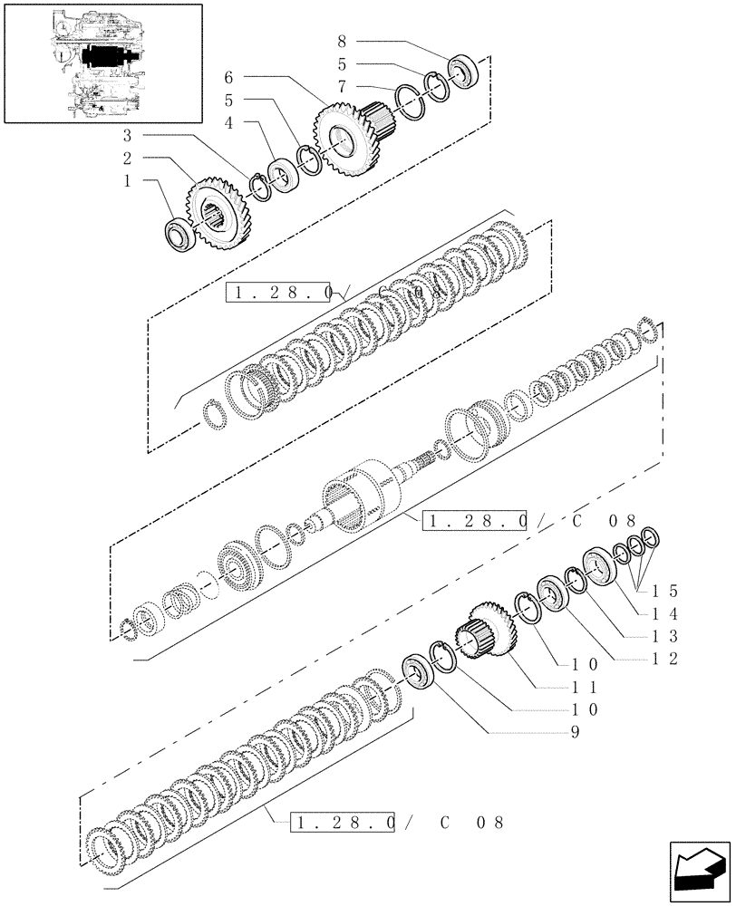 9969078 Підшипник New Holland 292428A1