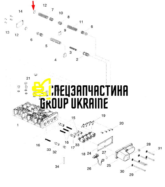 Кільце ущільнювача New Holland, DANA SPICER