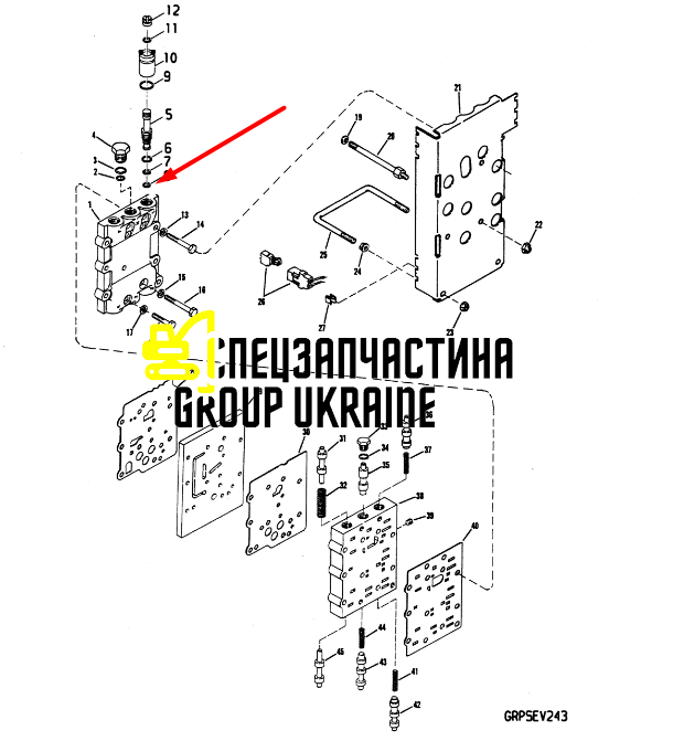 Кільце ущільнювача New Holland, DANA SPICER
